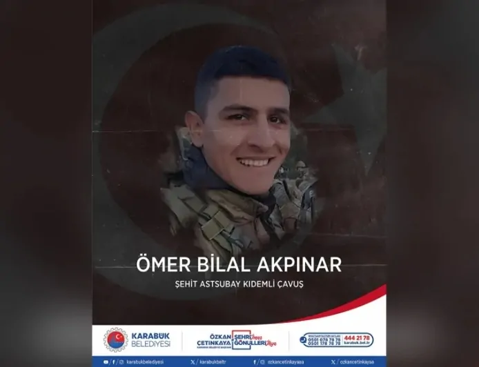 Şehit Piyade Astsubay Kıdemli Çavuş Ömer Bilal Akpınar, Şehadetinin Yıl Dönümünde Anıldı