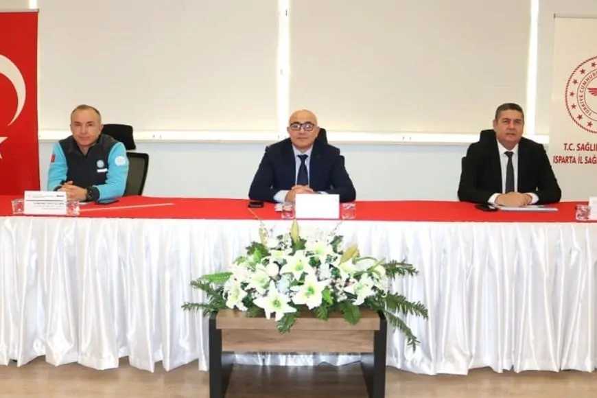 Burdur İl Sağlık Müdürü Isparta'da ASKOM Toplantısına Katıldı