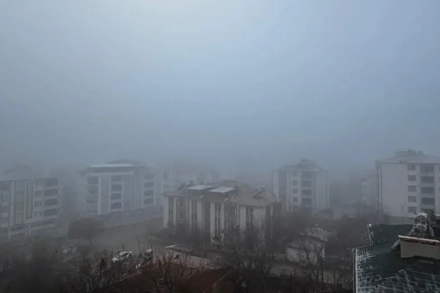 Elazığ’da Sabah Sis Etkili Oldu