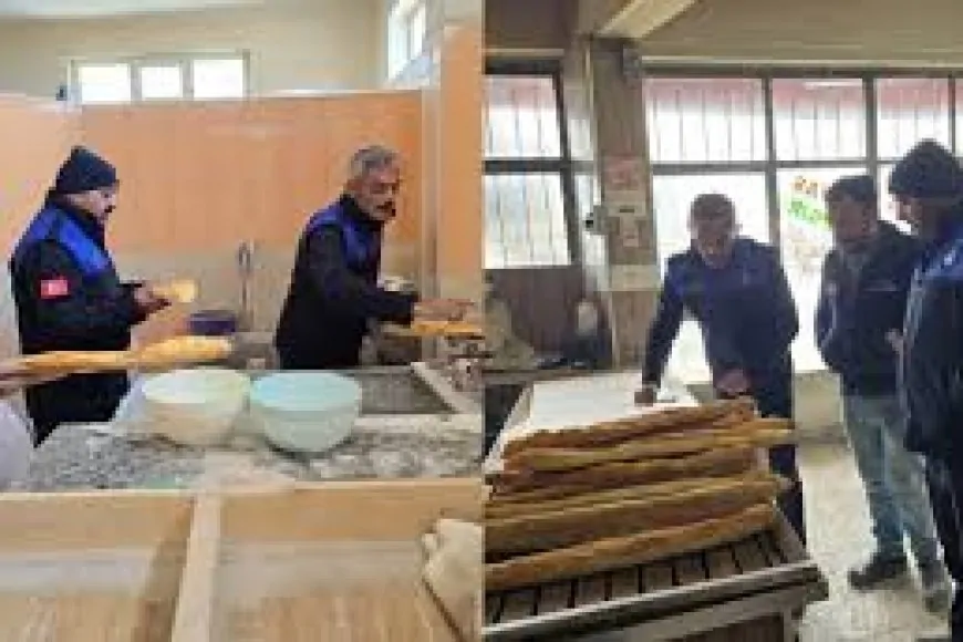 Kayseri'de Fırınlara Baskın Denetim Yapıldı