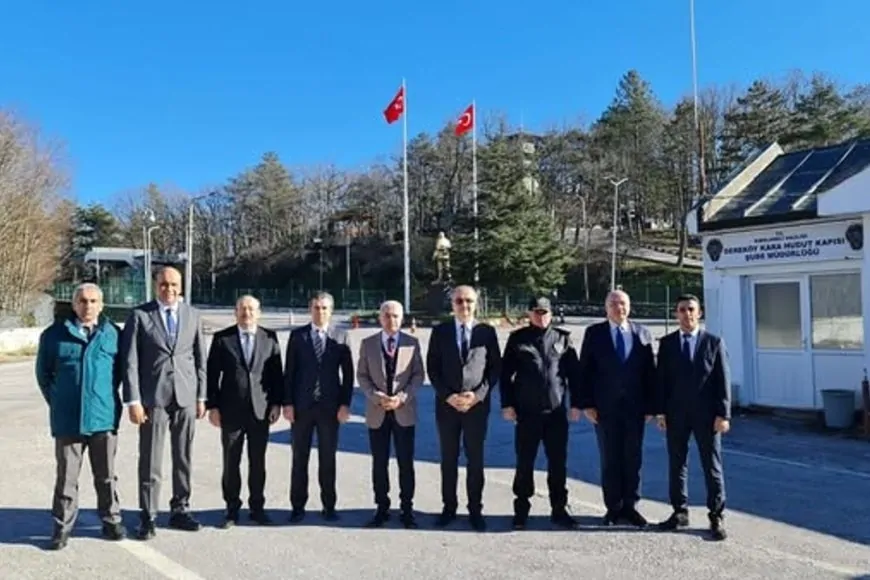 Vali Turan Dereköy Sınır Kapısı'nı İnceledi