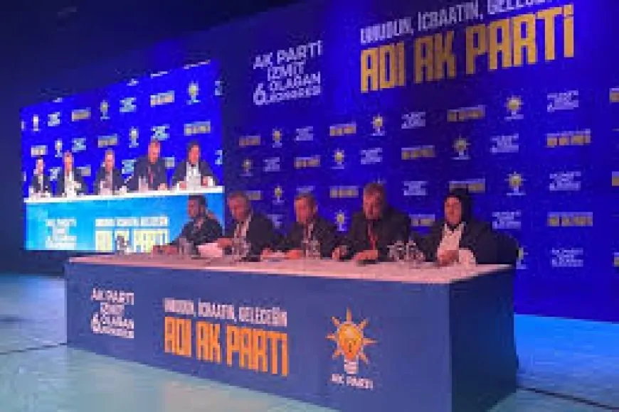 AK Parti Kocaeli Kongresi'nde Coşku Doruğa Çıktı