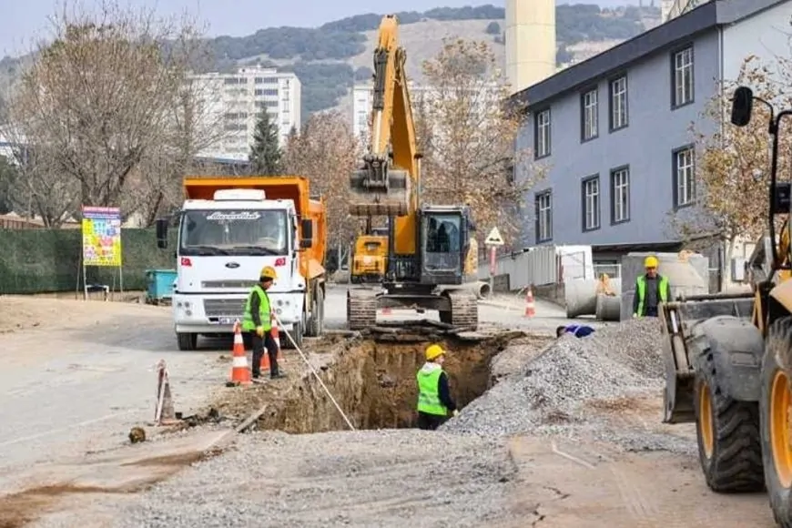 Dulkadiroğlu'nda Altyapı Çalışmaları Devam Ediyor