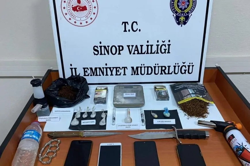 Boyabat'ta Uyuşturucu Operasyonu: 3 Kişi Tutuklandı