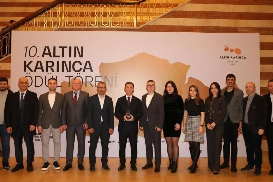 Başkan Çetin Altın Karınca Ödülüne Layık Görüldü