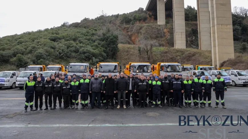 Beykoz Belediyesi kış hazırlıklarını tamamladı: 65 araç ve 300 personel sahada
