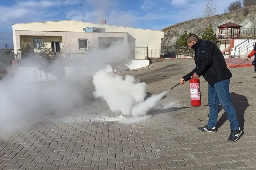 Yozgat’ta Deprem ve Yangın Tatbikatları Devam Ediyor