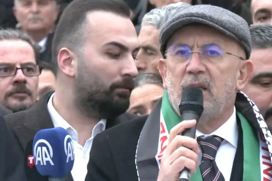 CHP Ankara İl Başkanı Ümit Erkol: 'Gazze'deki girişim işgal ve soykırım planıdır'