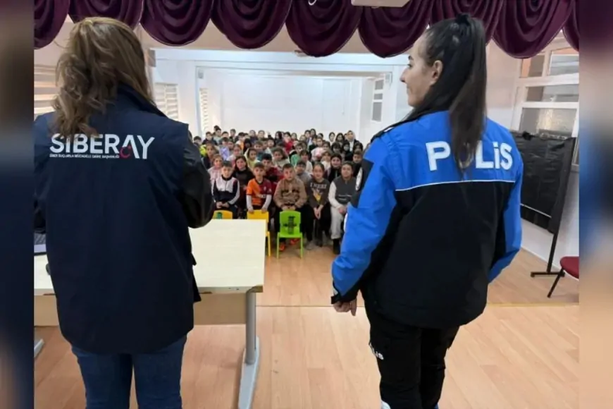 Çankırı'da İlkokul Öğrencilerine Güvenlik ve Teknoloji Eğitimi