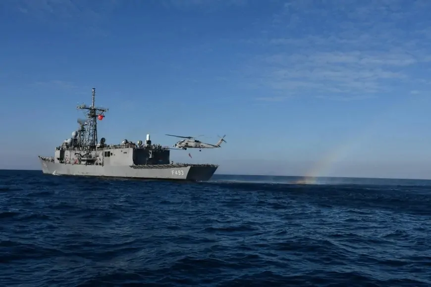 TCG Gelibolu, Libya Açıklarında Tatbikat Gerçekleştirdi