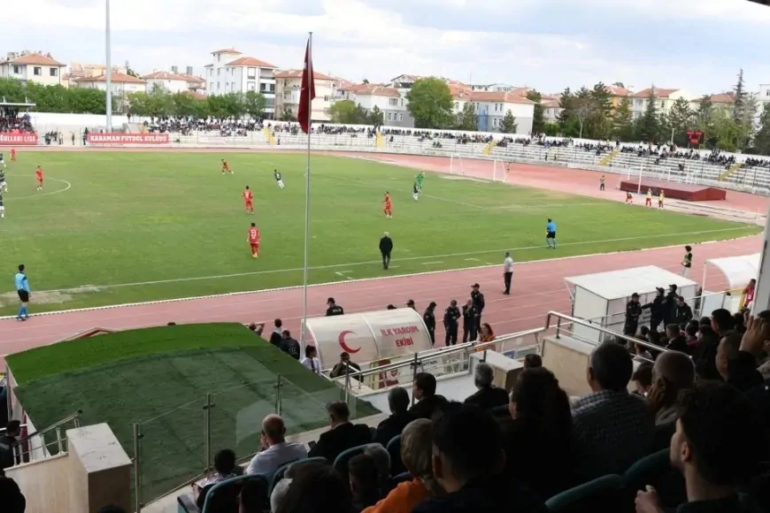 Karaman FK ile Erbaaspor Arasında Gol Sesi Çıkmadı! Mücadele Devam Ediyor