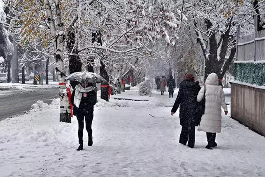 Çankırı’da Kar Yağışı ve Buzlanma Uyarısı: Sıcaklıklar Eksilere Düşüyor