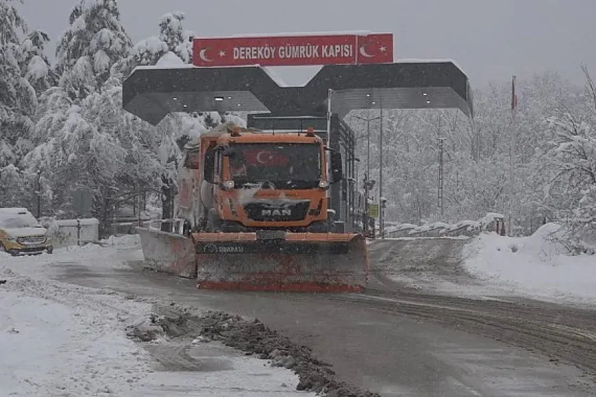 Kırklareli'nde Kar Yağışı Başladı! Sıcaklıklar Düşüşte