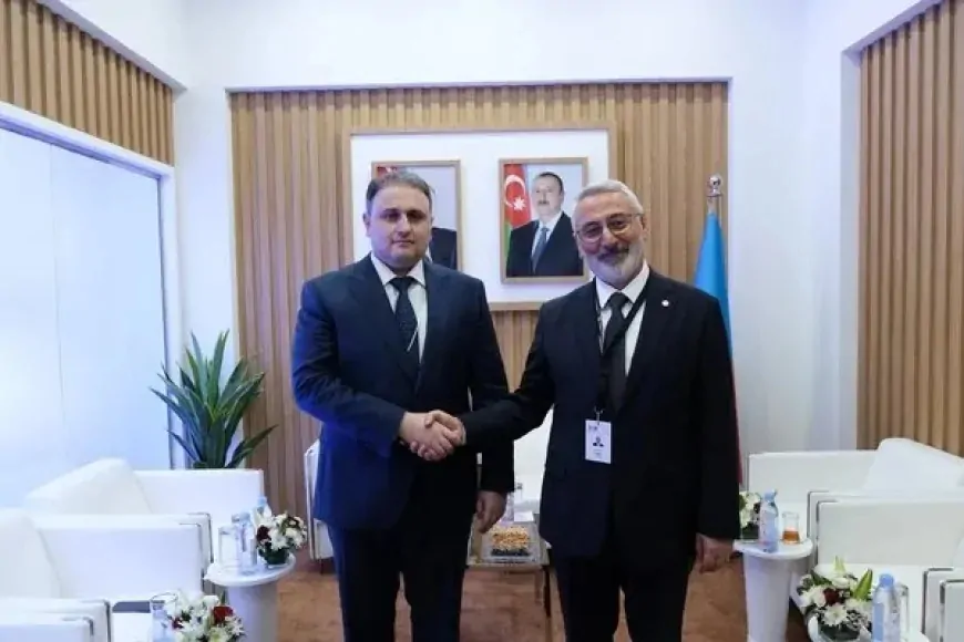 MKE GENEL MÜDÜRÜ İLHAMI KELEŞ VE AZERBAYCAN SAVUNMA SANAYİİ BAKANI VUGAR MUSTAFAYEV: 'İKİ DEVLET, TEK MİLLET' RUHUYLA SAVUNMA İŞ BİRLİĞİ