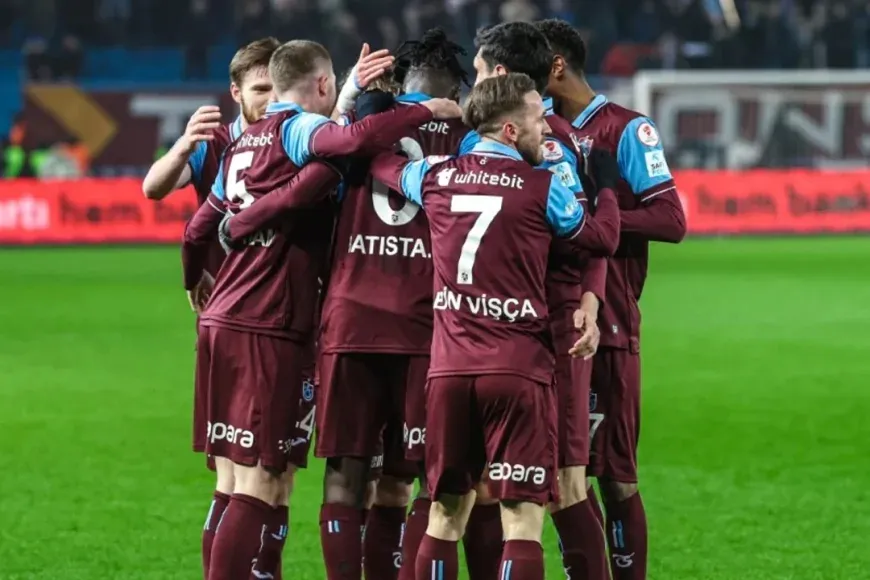 Trabzonspor, Çaykur Rizespor'u 5-2 mağlup ederek çeyrek finale yükseldi