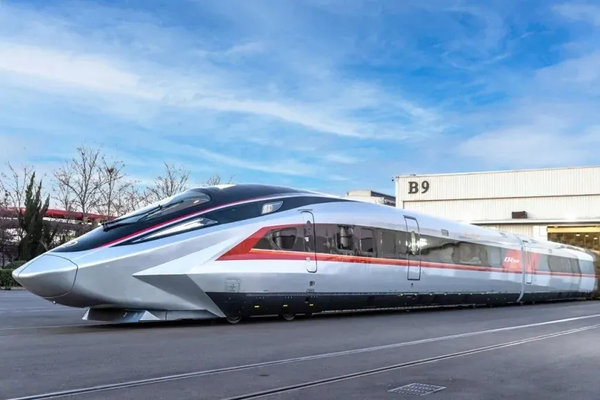 Çin, saatte 450 km hıza ulaşan yeni nesil hızlı trenini test ediyor
