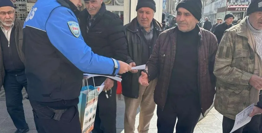 Polatlı'da Emniyetten Vatandaşlara Dolandırıcılık Uyarılı Ramazan İmsakiyesi