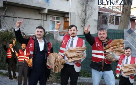 MHP Beykoz'dan Ramazan Dayanışması: Vatandaşlara Sürpriz Pide İkramı
