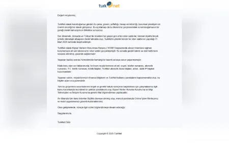 TurkNet’e Siber Saldırı: Müşteri Bilgileri Sızdırıldı