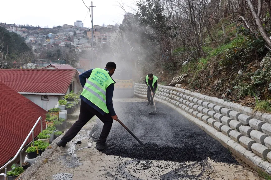 Beykoz Belediyesi Yol ve Kaldırım Çalışmalarına Hız Verdi: "13 Bin 750 Ton Asfalt ve 11 Bin m² Parke Taşı Döşendi"