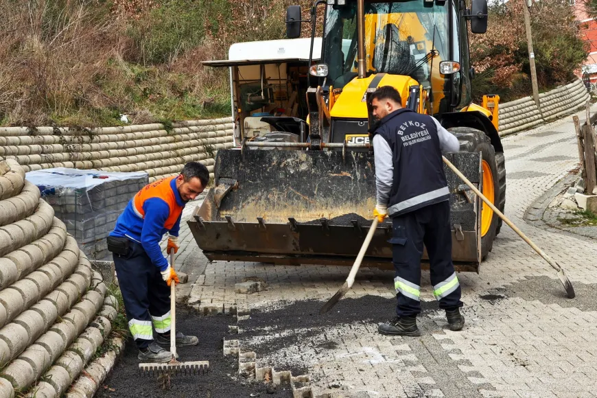 Beykoz Belediyesi Yol ve Kaldırım Çalışmalarına Hız Verdi: "13 Bin 750 Ton Asfalt ve 11 Bin m² Parke Taşı Döşendi"