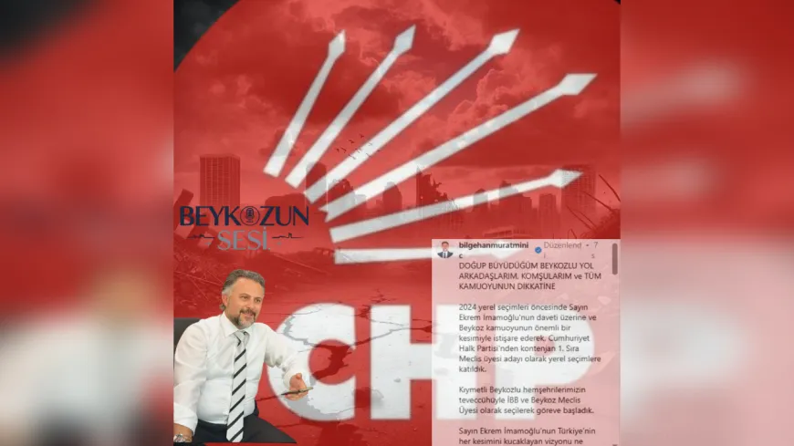 Beykoz’da sular durulmuyor: CHP'li Meclis Üyesi parti üyeliğinden istifa etti