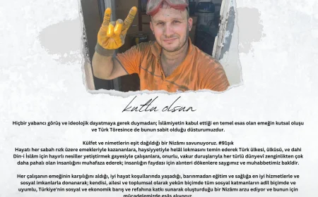 MHP Beykoz’dan 1 Mayıs mesajı: 'Emek kutsaldır, hakça paylaşım için mücadele şart'
