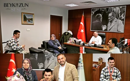 Beykozlu Sporcu Yiğit Ertop’tan Bronz Madalya Sonrası Anlamlı Ziyaret