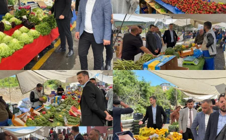 Beykoz Riva’da Semt Pazarı Açıldı: MHP İlçe Başkanlığı’ndan Esnaf Ziyareti