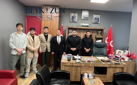 TÜGVA Beykoz’dan MHP Beykoz İlçe Başkanlığı’na ortak gençlik projeleri gündemiyle ziyaret