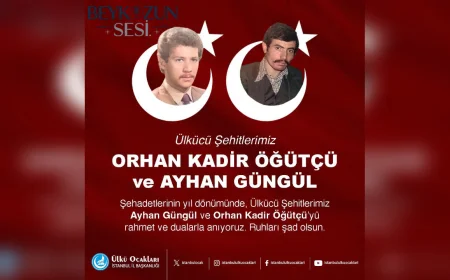 Ayhan Güngül ve Orhan Kadir Öğütçü, Şehadet Yıl Dönümlerinde Binlerce Ülkücünün Katılımıyla Anıldı