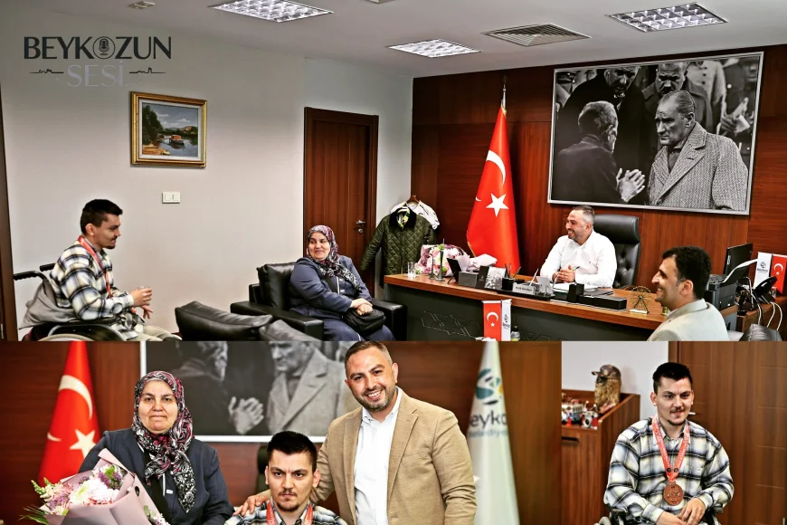 Beykozlu Sporcu Yiğit Ertop’tan Bronz Madalya Sonrası Anlamlı Ziyaret