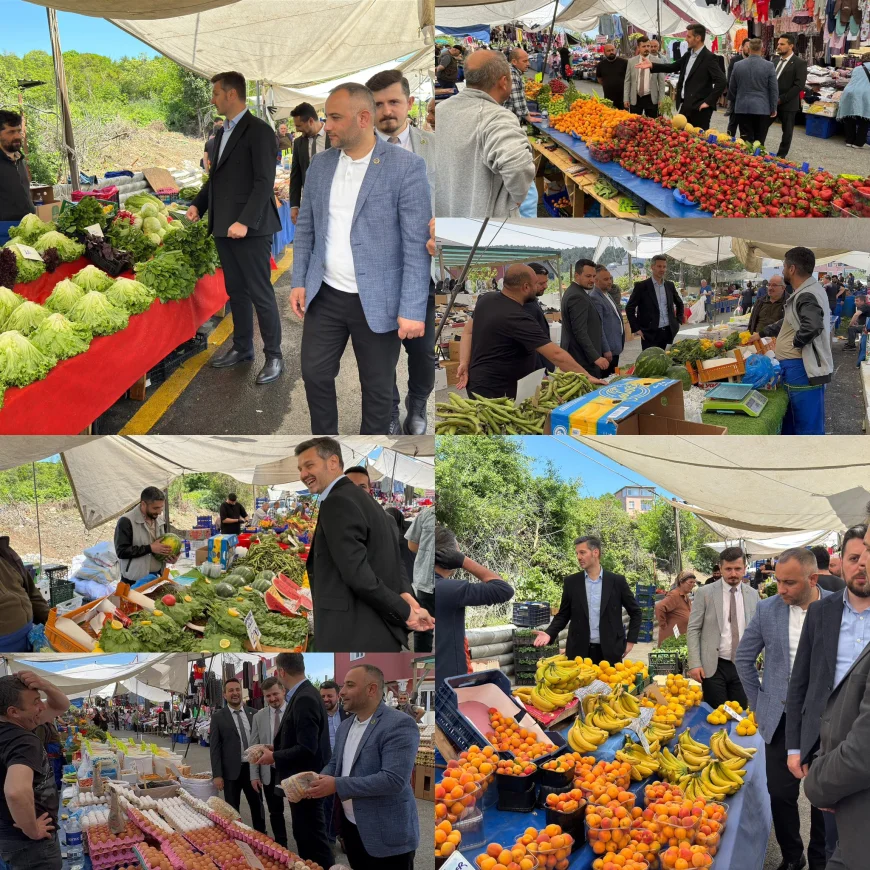 Beykoz Riva’da Semt Pazarı Açıldı: MHP İlçe Başkanlığı’ndan Esnaf Ziyareti