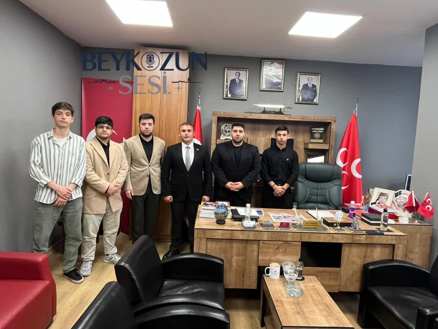TÜGVA Beykoz’dan MHP Beykoz İlçe Başkanlığı’na ortak gençlik projeleri gündemiyle ziyaret