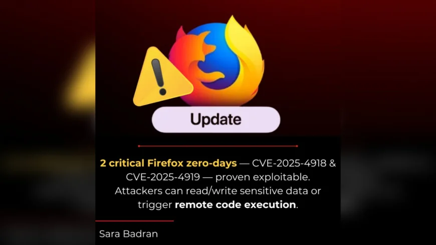 Firefox'ta Kritik Güvenlik Açıkları Ortaya Çıktı: Saldırganlar Uzaktan Kod Çalıştırabiliyor