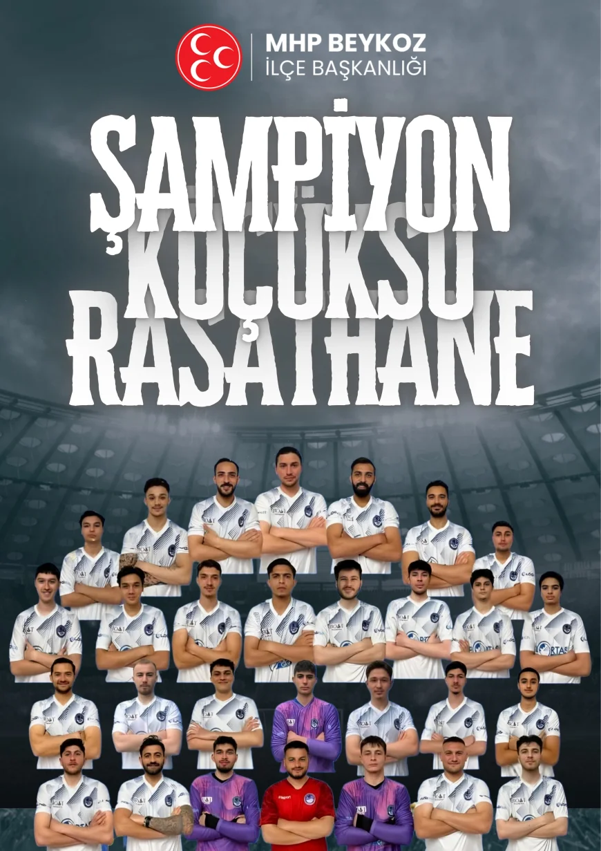 Küçüksu Rasathane Futbol Takımı Beykoz’da Tarih Yazdı: Namağlup Şampiyon Oldular