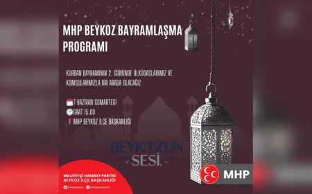 MHP Beykoz İlçe Başkanlığı'ndan Bayramın 2. Gününde Bayramlaşma Etkinliği