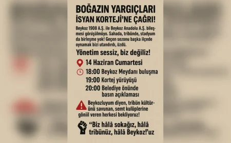 Beykoz’da birleşme krizi: Taraftarlardan 14 Haziran’da isyan yürüyüşü çağrısı