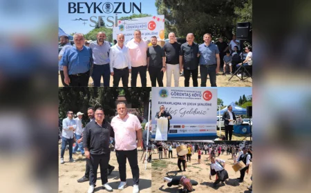 MHP’li Togay Şen ve Şenol Gör, Görrentaş Köyü Derneği'nin bayramlaşma şenliğine katıldı