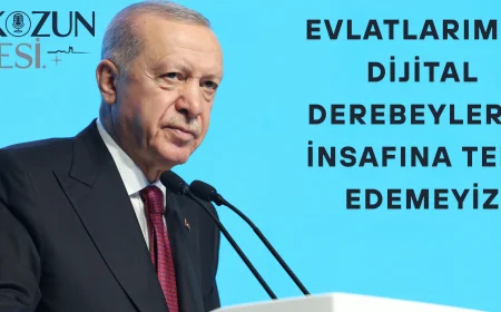 Erdoğan'dan dijital dünyaya uyarı: 'Evlatlarımızı dijital derebeylerin insafına terk edemeyiz'