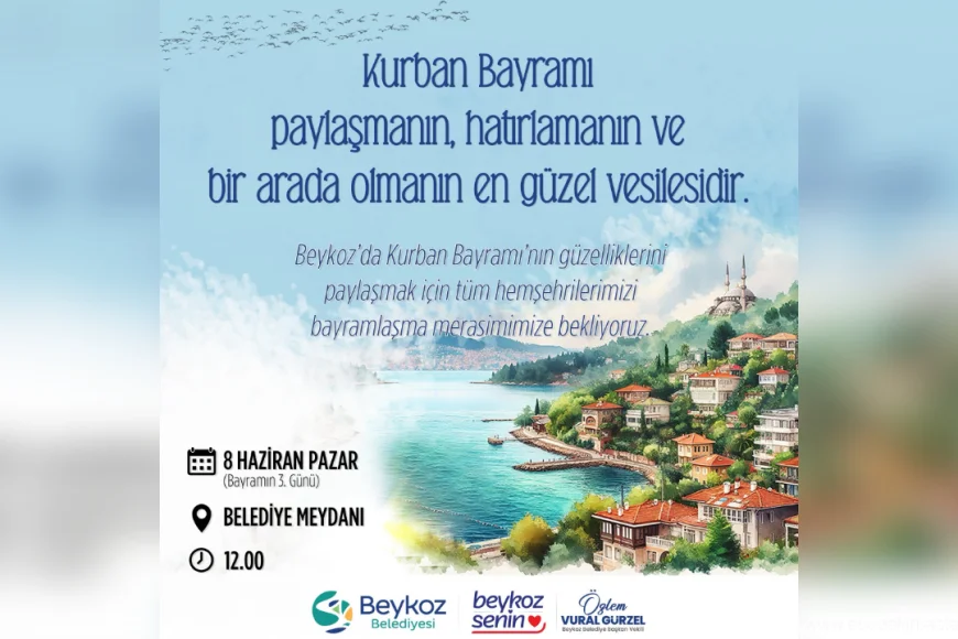 Beykoz Belediyesi’nden Kurban Bayramı’nın 3. günü bayramlaşma merasimi