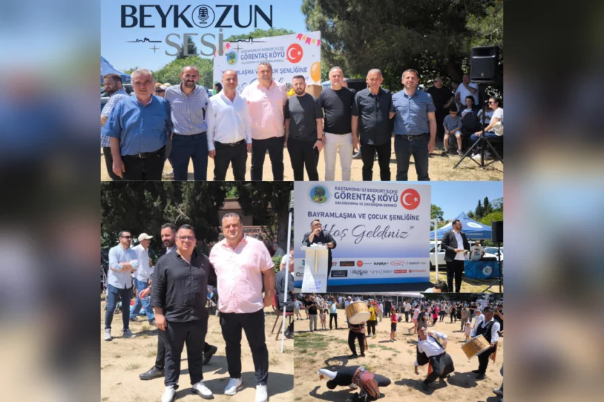 MHP’li Togay Şen ve Şenol Gör, Görrentaş Köyü Derneği'nin bayramlaşma şenliğine katıldı