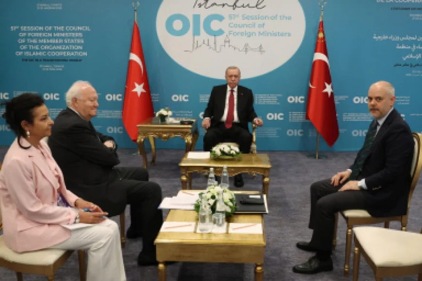 Erdoğan, BM Medeniyetler İttifakı Yüksek Temsilcisi Moratinos ile görüştü