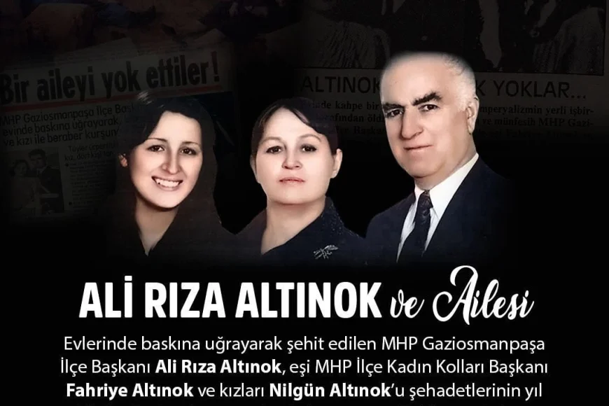 Gaziosmanpaşa’da Şehit Edilen MHP’li Aile Şehadet Yıl Dönümünde Dualarla Anıldı