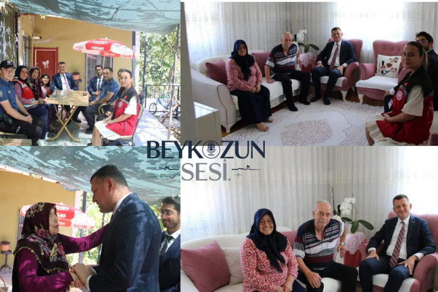 Beykoz Kaymakamı Fatih Ürkmezer, Şehit Ailelerini Evlerinde Ziyaret Etti