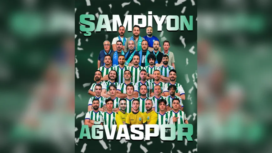 Ağvaspor 124 Gollük Rekorla Şampiyon Oldu, 1. Amatör Lig’e Yükseldi
