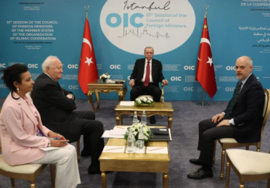 Erdoğan, BM Medeniyetler İttifakı Yüksek Temsilcisi Moratinos ile görüştü