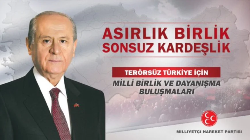 MHP 81 İlde 'Terörsüz Türkiye' İçin Toplumsal Mutabakat Buluşmaları Başlatıyor