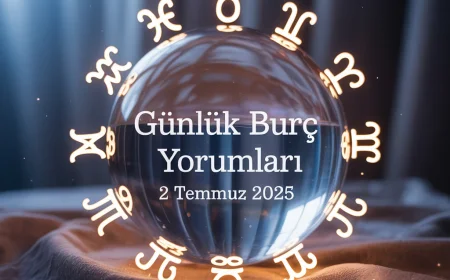 02 Temmuz 2025 Günlük Burç Yorumları: Aşk, İş, Para ve Sağlıkta Günün Öne Çıkan Detayları