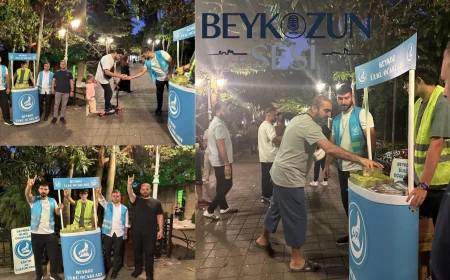 Beykoz Ülkü Ocakları’ndan Hz. Yuşa Türbesi’nde Anlamlı Sosyal Etkinlik: Ziyaretçilere Limonata İkramı